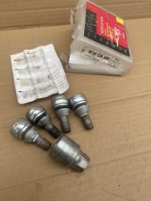 RENAULT ALLOY WHEEL LOCKING BOLTS WITH KEY AND CODE GENUINE RENAULT PART