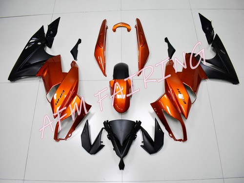 Burnt orange matte black - orange, abs