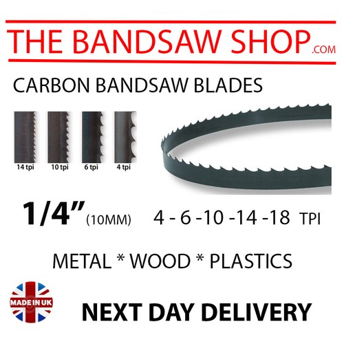 Wood bandsaw blades - 1/4",