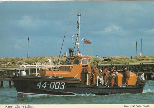 Unused lifeboat postcard - postcard,
