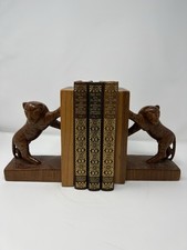 Vintage Hand Carved Wood Tiger