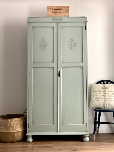 Antique oak painted double - antique,