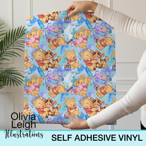 Winnie the pooh self - the, adhesive