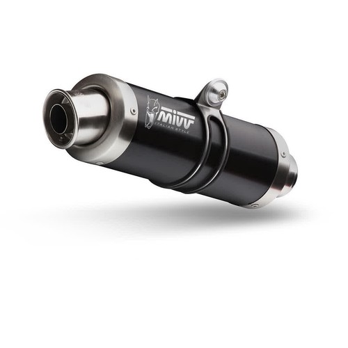 Black slip muffler - slip-on, gp
