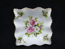 James Kent Ltd Old Foley Harmony Rose Bone China  Pin Trinket Tray Dish 13cm VGC