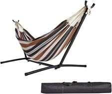 Amazon Basics Fabric Double Hammock with Stand