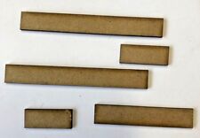 MDF Rectangular Bases for warhammer 40k, wargames, table top games .warmachine
