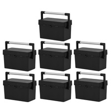 Heavy duty black tool box - heavy, with