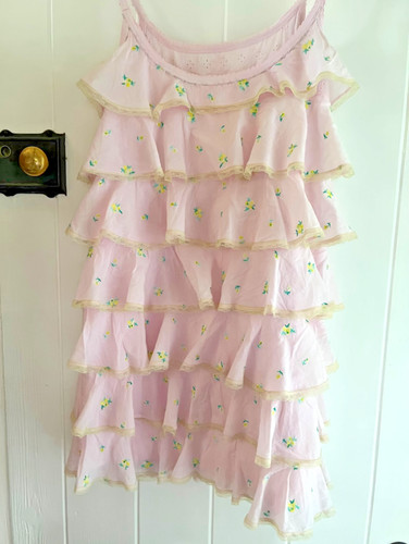 Manoush vintage pink ruffled - vintage,