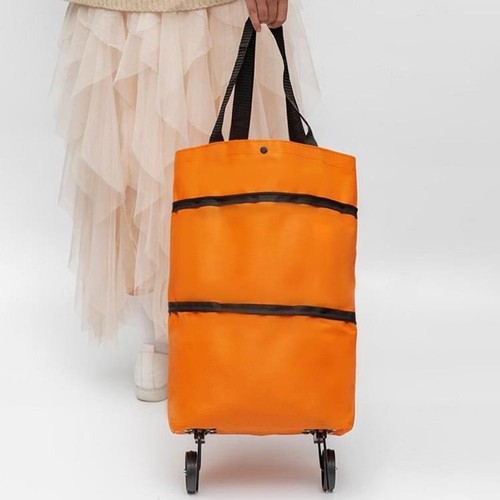 Foldable trolley with - foldable, shopping