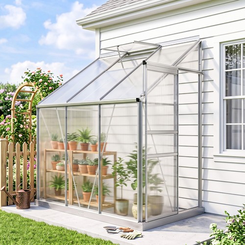 4ft lean to - x, polycarbonate