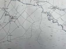 1898 Edition Topographical Map of the Strathaven area. Lanarkshire XXX. SE