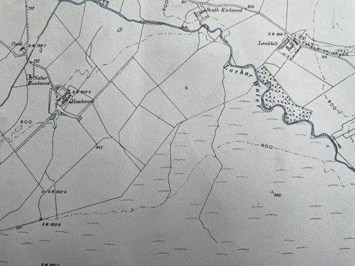 1898 edition topographical map - 1898,