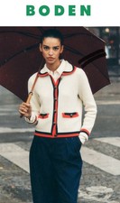 New Boden Holly Knitted Ivory