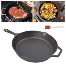 Black Pre Seasoned Cast Iron