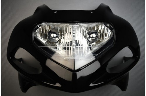 Black front nose fairing - black,