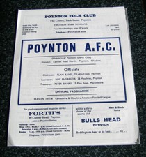 Poynton v Disley 1978/79 *EXC*