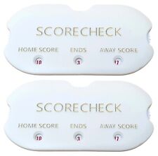 ACCLAIM Scorecheck 2 x Plastic Bowlers Scores Bowls Scorer Counter Totaller