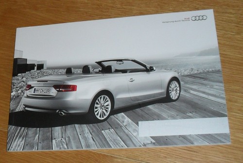 Audi cabriolet brochure - audi,