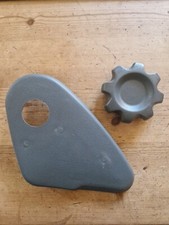 Classic Mini Seat Plastic Side Kick Plate And Winder In Light Grey