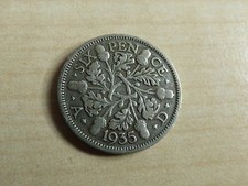 George V Sixpence 6D Silver