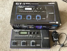 Boss GT-1 Amp Modeller & Multieffects - Near Mint - FREE POWER SUPPLY