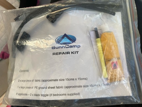 Sunncamp tent repair kit - sunncamp,