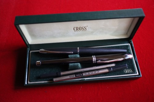 Two cross rollerball pens one - two, pens.