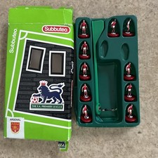 Subbuteo LW 63774 Arsenal Premier League Lightweight Boxed Team incomplete 