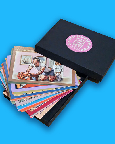 Gay saucy seaside - gay, postcards