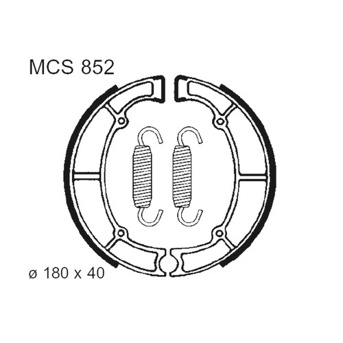 Trw brake shoes inc springs - shoes,