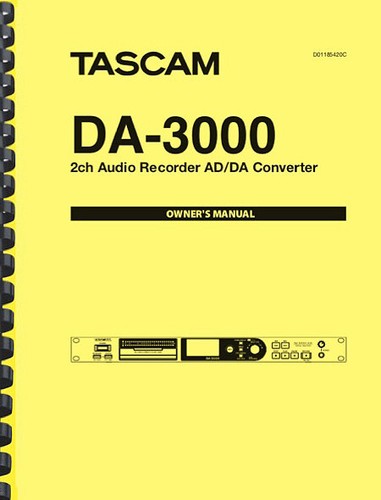 Tascam 3000 2ch audio - da-3000,
