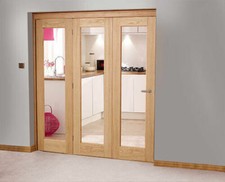 Roomfold 3+0 Oak Internal Bi-Fold Door System