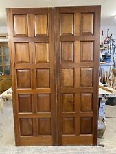 LARGE PAIR MAHOGANY FRONT