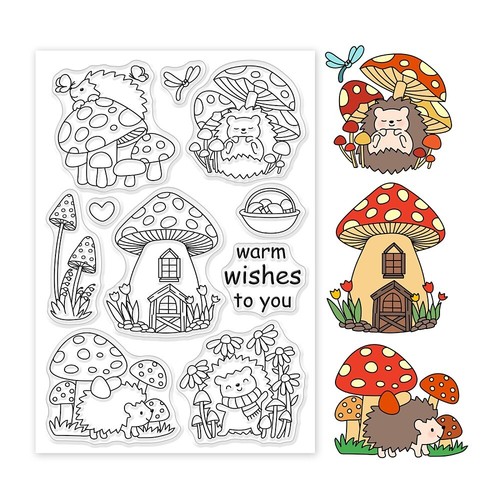 Clear stamps hedgehog - clear,