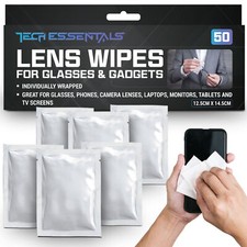  50-300pk Glasses Wipes For Spectacle Lens Optical Phone Camera Cleaner Cleaning