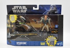 Star Wars The Clone Wars - Speeder Bike & Castas Action Figure Set