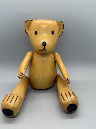Vintage hand carved wooden - hand,