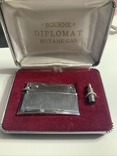 Bourne Diplomat Lighter Butane Gas Boxed