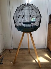Omlet Bird Cage with Stand and Cover and Accessories