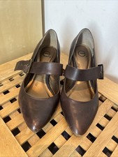 Ladies Evans Brown Buckle