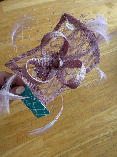 Dusky pink fascinator - pink, mother
