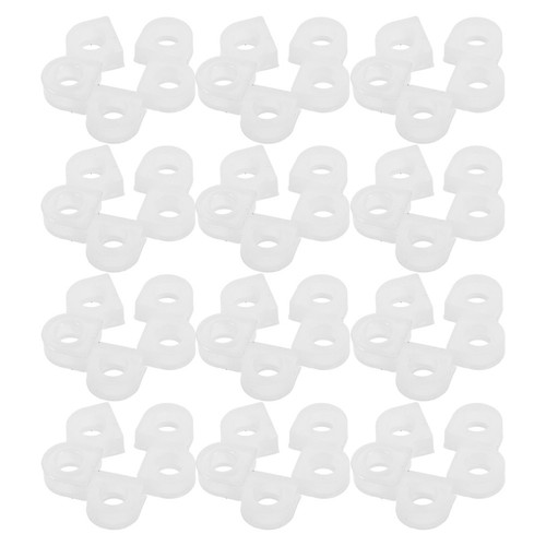 Clear transparent straw charm - clear,