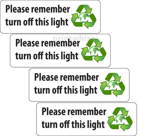Turn off this light switch - 4x,