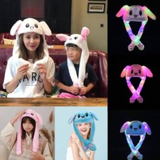 LED Light Rabbit Hat Moving