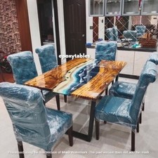 30"x60" Epoxy Resin Wave River