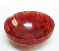 beautiful red jade bowl