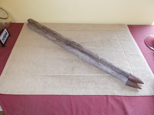 Vintage wood tripod transit - tripod,