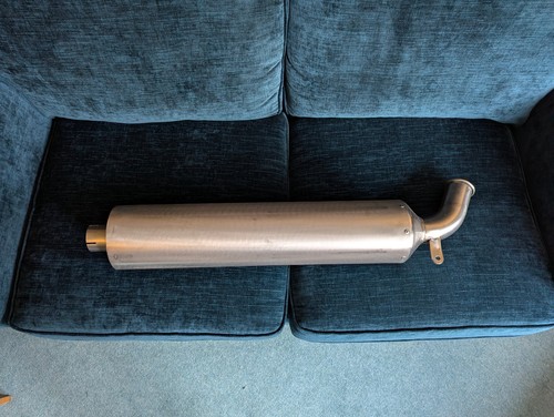 Kit car exhaust silencer
