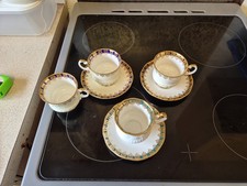 4 x Elizabethan England Fine Bone China Cups And 3 Saucers